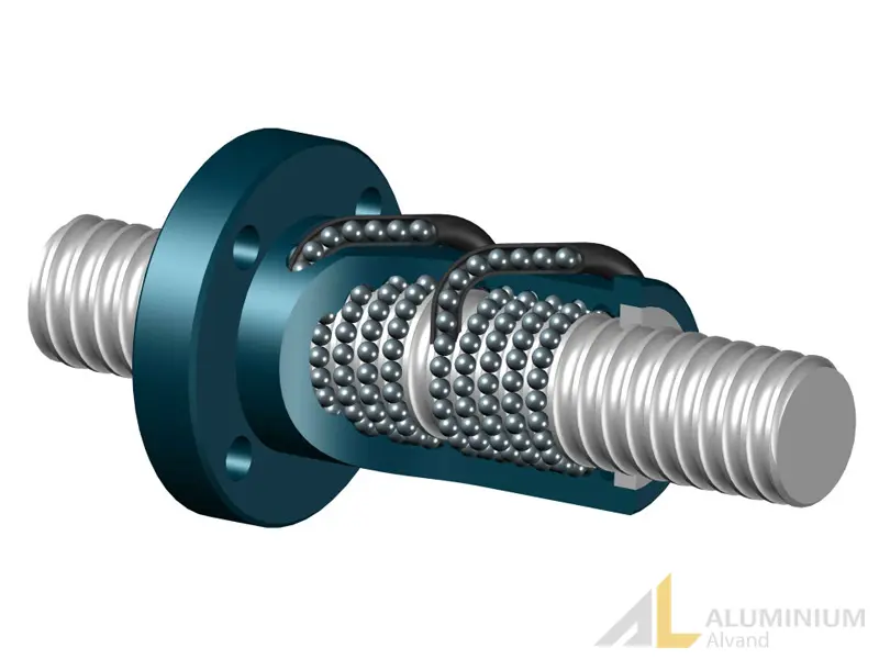 +پروفیل ریل آلومینیومی درب کشویی مدل R-200