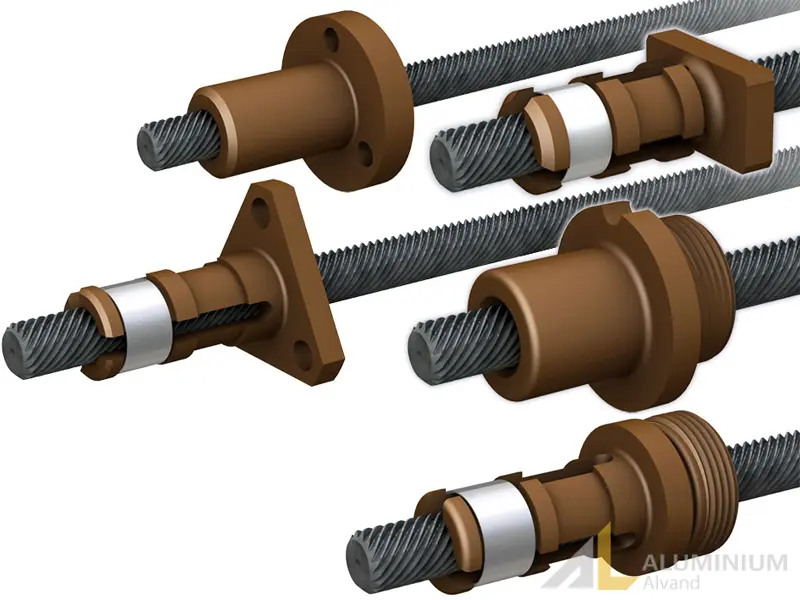 +پروفیل ریل آلومینیومی درب کشویی مدل R-200